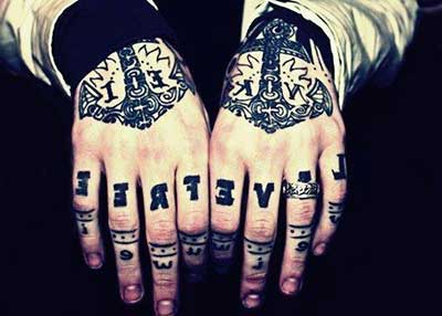 mão 1 imagens de tatuagens na mão