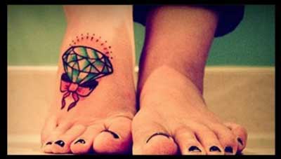 fotos de tatuagens de diamantes