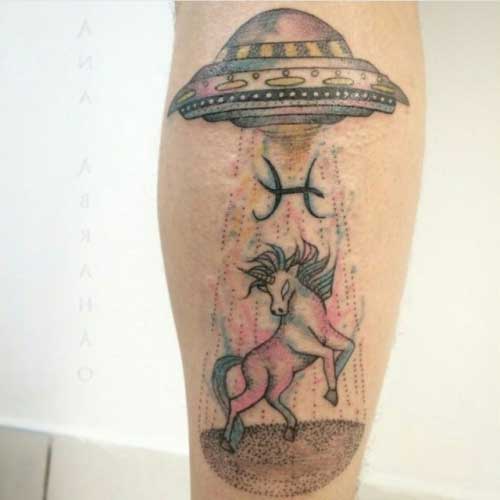 imagens de tatuagens de unicórnios